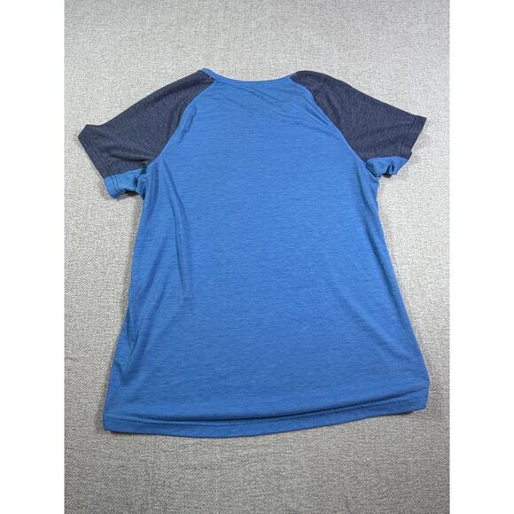 Lot of 2 Patagonia Women’s M Peach Gray Nine Trails Short Sleeve Hiking Shirts - Picture 4 of 6